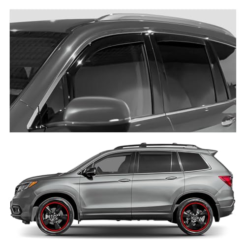 Window Deflectors Smoke Tinted in (4 Count)