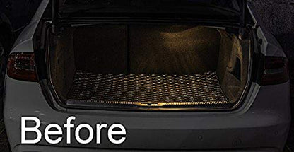 12" Red to White 18 SMDs 2835 LED Strip Light Universal Fit Car Trunk Cargo Area or Interior Illumination