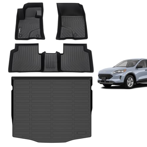 Car Floor Mats & Cargo Trunk Liners Custom Fit Ford Escape Gasoline 2020