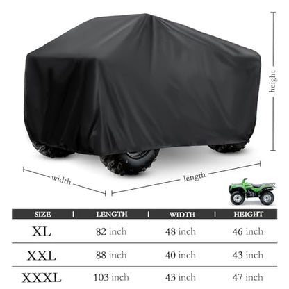 ATV Cover 210D Oxford Fabric Protection Against Water