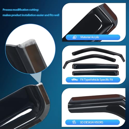 Side Window Rain Guards for 2020