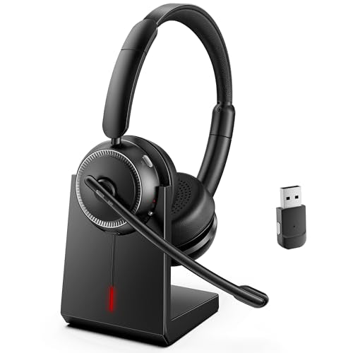 Wireless Bluetooth 5.4 Headset with Microphone