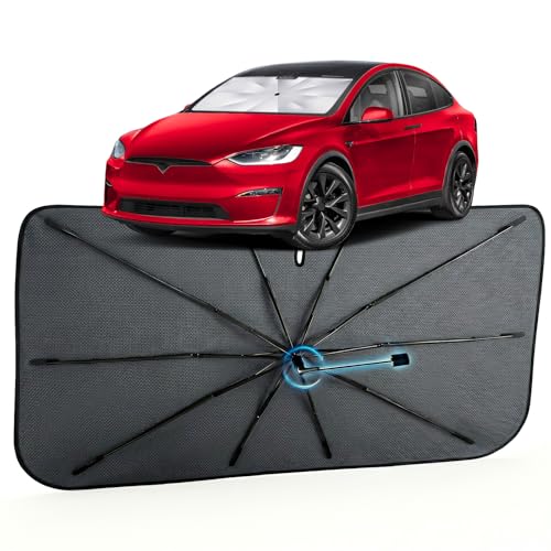 Car Windshield Sun Shade Umbrella for Tesla Model X 2016