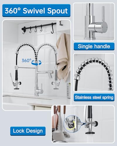 Chrome Kitchen Sink Faucet