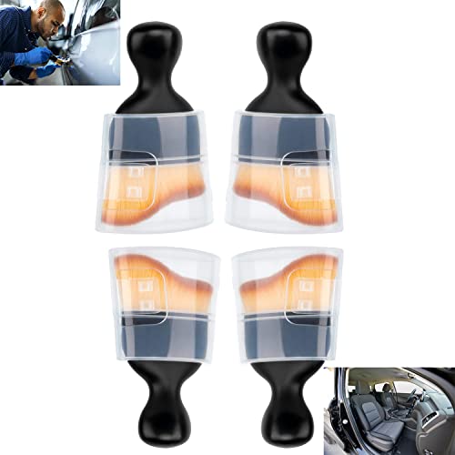 4 Pack Car Interior Cleaning Soft Brushes