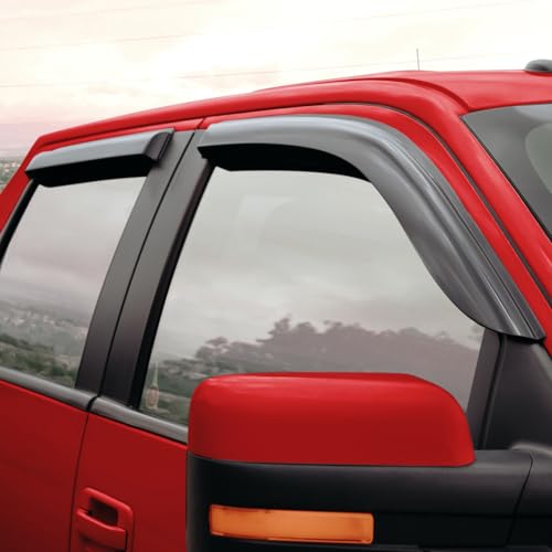 Tape on Extra Durable Rain Guards for Trucks Ford F (4 Count)