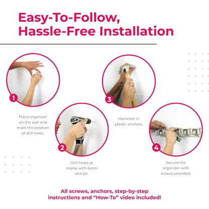 Broom Holder Wall Mount