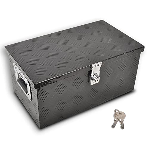 20 Inch Aluminum Tool Box 5 Bar Tread Flatbox for Truck Car Outdoor