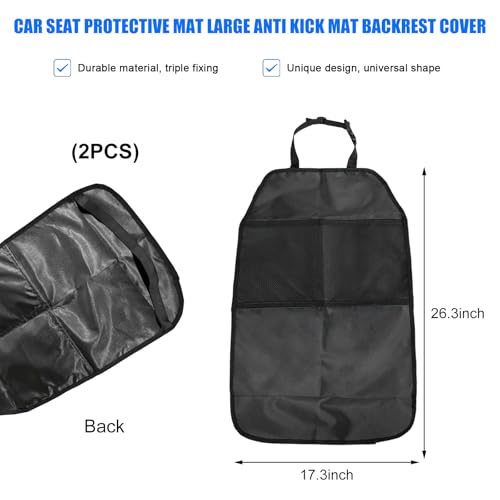 2 PCS Back Seat Cover for Kids (2 Count)