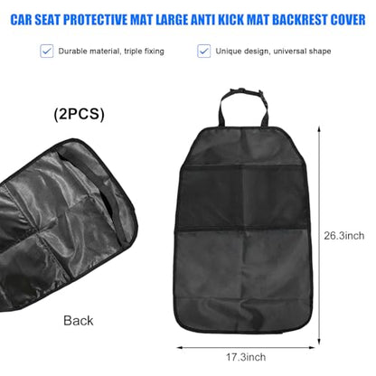 2 PCS Back Seat Cover for Kids (2 Count)