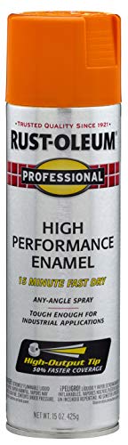 Professional High Performance Gloss Safety Orange Spray Paint (15 Ounce)