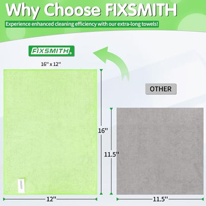 Sage Green Microfiber Cleaning Cloth (8 Count)