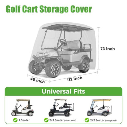 4 Passenger Golf Cart Cover for Yamaha EZGO Club Car