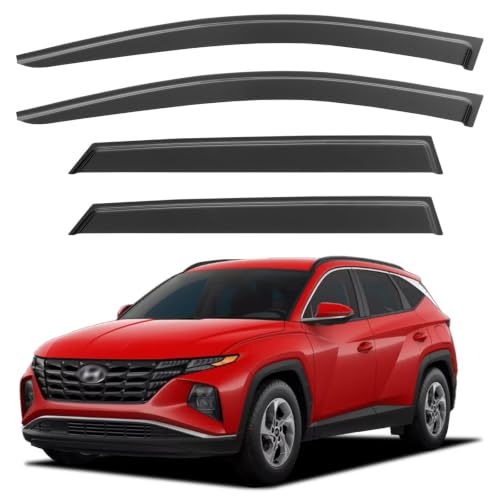 Window Visors Rain Guards for 2022 2023 2024 2025 2026 Hyundai Tucson
