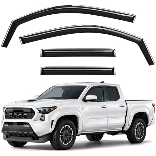 Window Deflectors Smoke Tinted in (4 Count)