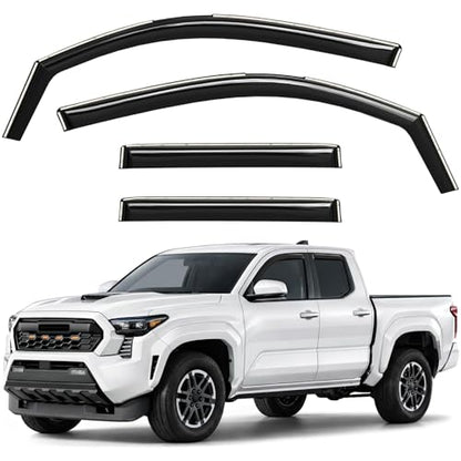 Window Deflectors Smoke Tinted in (4 Count)