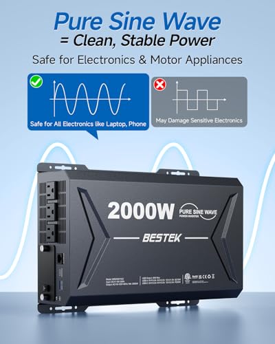 2000 Watt Pure Sine Wave Power Inverter