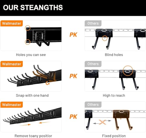 Garage Storage Organization Wall Mount Folding Chair Hangers