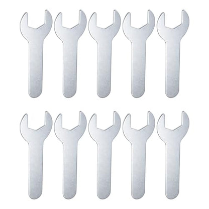 10pcs Small Wrench Open End Wrench 18x92x2mm Metric U (10 Count)