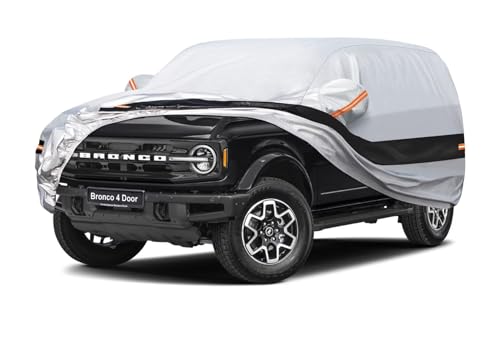 10 Layers SUV Car Cover Custom Fit for Ford Bronco 4 Door
