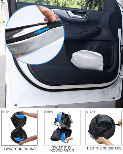 Foldable Front Windshield Sunshade fit for Ford Escape 2020