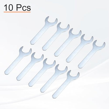 10pcs Small Wrench Open End Wrench 28x135x2.8mm Metric U (10 Count)