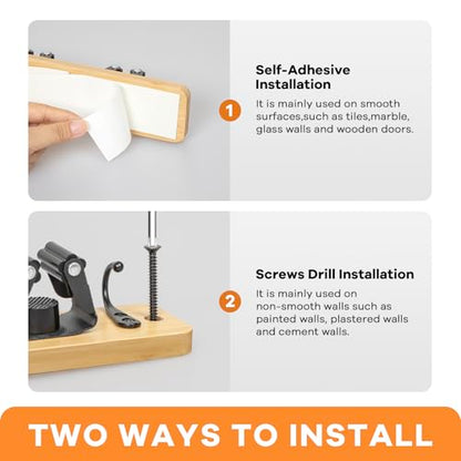 Broom Holder Wall Mount