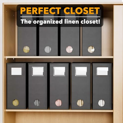9 Pack Bed Sheet Organizers and Storage (9 Count)