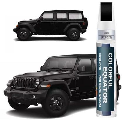 PX8 DX8 Black Touch Up Paint for Jeep