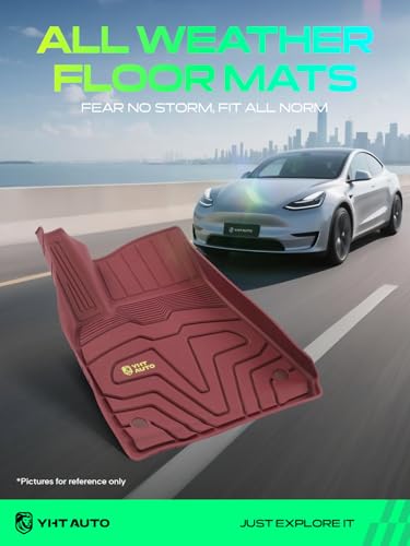 Automotive Floor Mats for Tesla Model Y 2020 (3 Count)