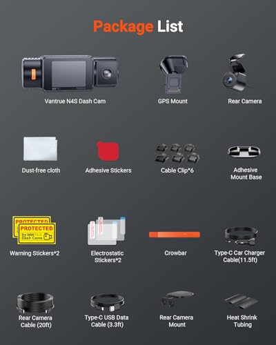 N4S 3 Channel Dash Cam