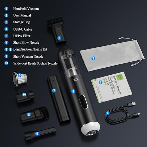 Car Vacuum Portable Cordless