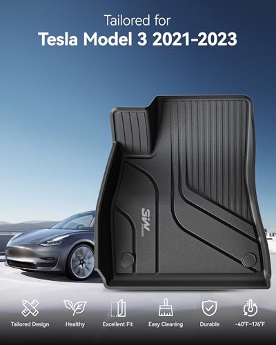 Floor Mats and Trunk Mat for Tesla Model 3 2021