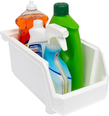 Large Stackable Plastic Storage Bins