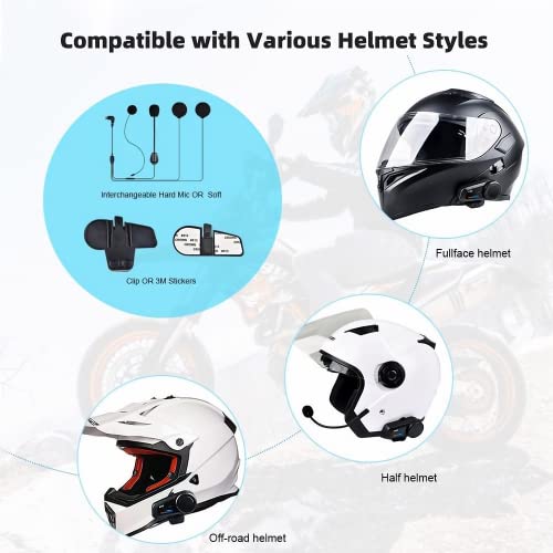 FX6 Motorcycle Bluetooth Headset