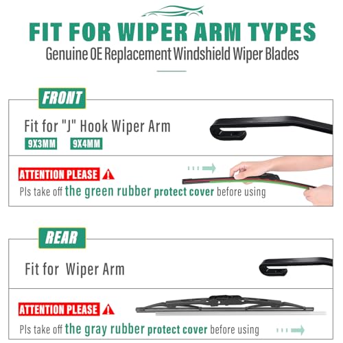 Windshield Wiper Blades Replacement for GMC Terrain 2018