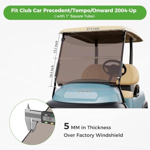 Golf Cart Windshield for Club Car Precedent