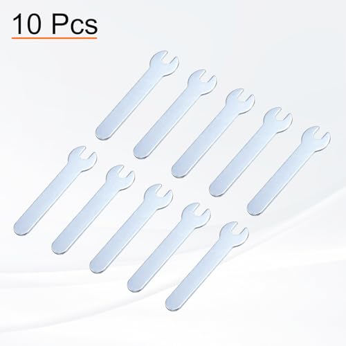 10pcs Small Wrench Open End Wrench 6x66x1.5mm Metric U (10 Count)