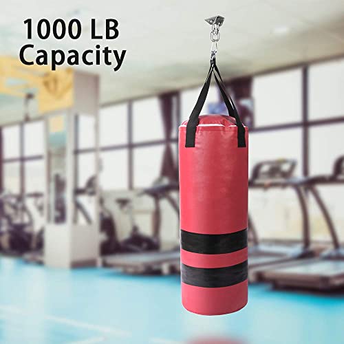 Heavy Duty Swing Hangers for Wooden Sets 2000 LB Capacity Hammock Hanger 360 Swivel Stainless Steel Swing Hardware Accessories 2 Packs for Porch Playground Yoga Heavy Bag (4 Count)