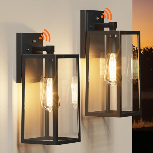 Dusk to Dawn Outdoor Light Fixtures Wall Mount (2 Count)