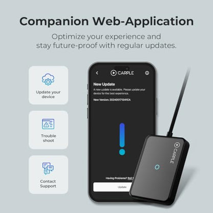 Wireless Carplay Adapter with Web App and OTA Updates