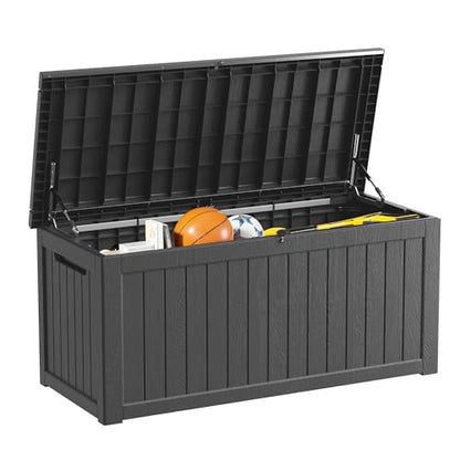 270 Gallon Outdoor Storage Box Patio Deck Box Waterproof