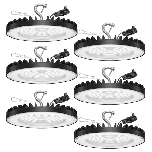 200W UFO High Bay Led Shop Lights (6 Count)