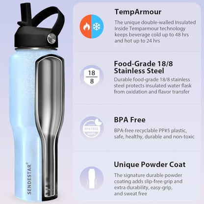 32oz Stainless Steel Water Bottle