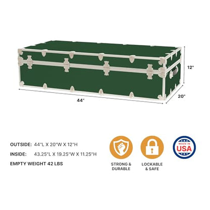 Rhino Trundle Storage Trunk with Wheels