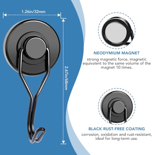 Magnetic Hooks (8 Count)