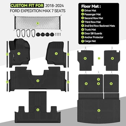 TPE Floor Mat Set for 2018