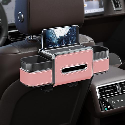 6-in-1 Car Headrest Backseat Organizer, Back Seat Car Organizer and Storage
