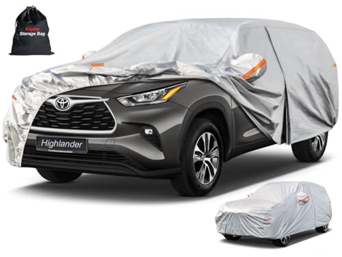 6 Layers SUV Car Cover Custom Fit for Toyota Highlander