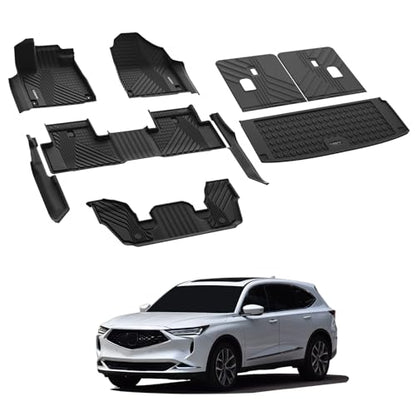 Floor Mats & Trunk Mat & Backrest Mats for Acura Mdx 2022